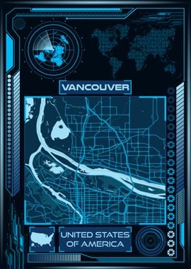 VANCOUVER MAP USA