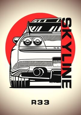 Nissan Skylinr R33