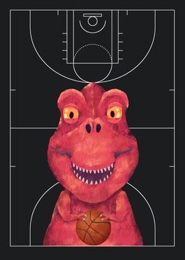 Trex Basketball Player