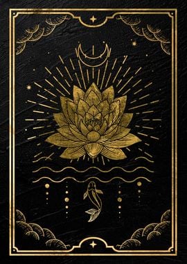 Gold Mystical Tarot