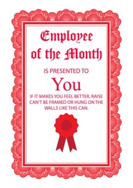 Employee Funny Certificate