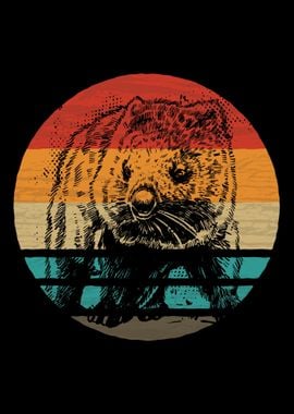 Wombat Retro Vintage