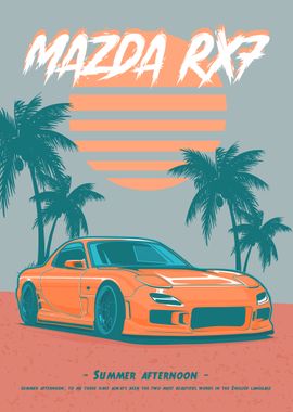 mazda rx7 aesthetic vibes