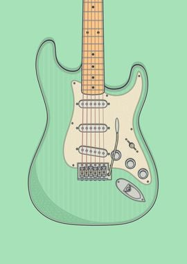 Surf Green Strat