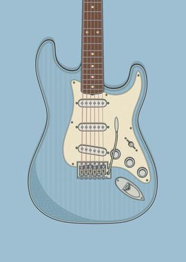 Ice Blue Strat