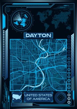 DAYTON MAP USA