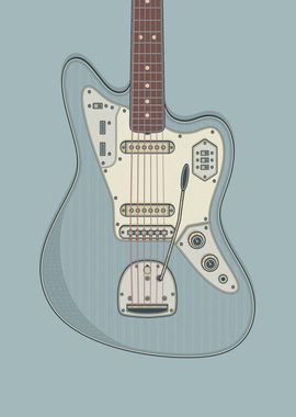 Sonic Gray Jag Guitar