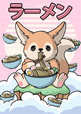 Fennec Fox Ramen Noodles