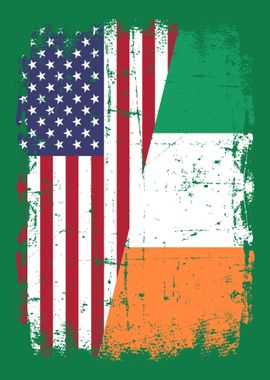 USA Ireland flag