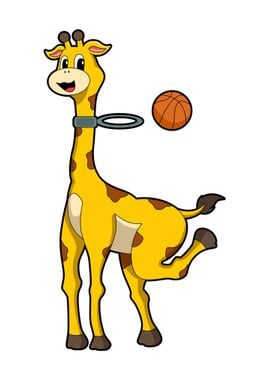 Giraffe Basketball Sports