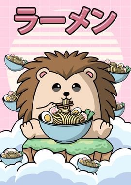 Hedgehog Ramen Noodles