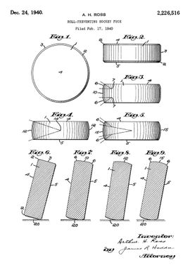 Hockey puck patent