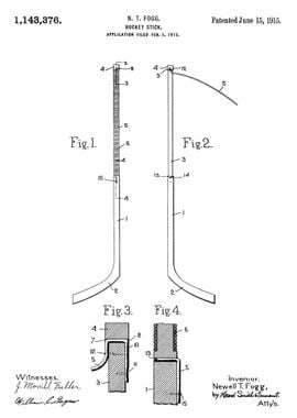 Hockey stick patent