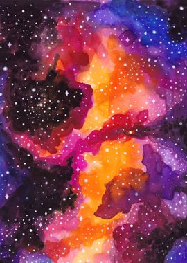 Watercolor Cosmic 10