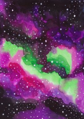 Watercolor Cosmic 06