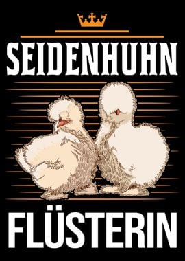 Seidenhuhn Flsterin Seide