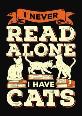 Reading Cat Lover Design