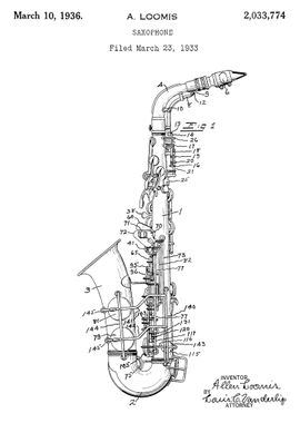 Saxophone Blueprint Music