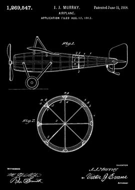 Airplane 1918 Blueprint