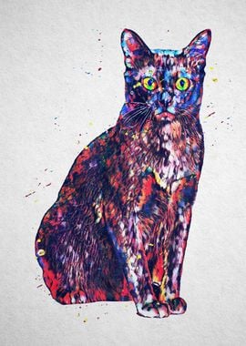 Cat paint