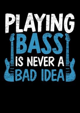 Playing Bass Guitar