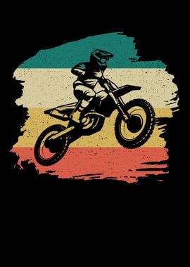 Motocross Retro Gift