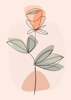 ScandinavianAbstract rose 