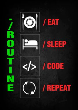 Eat Sleep Code Repeat