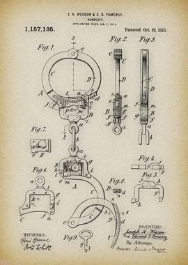 Handcuffs Patent