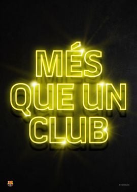 Mes Que un Club neon