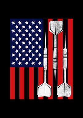 Darts US Flag