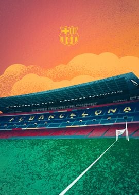 FC Barcelona tribune