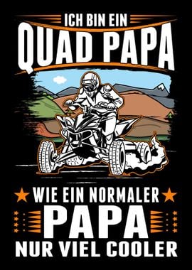 Quad Papa Quadfahrer Vater