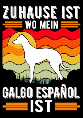 Zuhause ist wo mein Galgo 