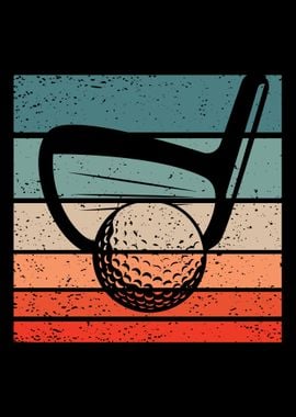 Golfing Retro Vintage