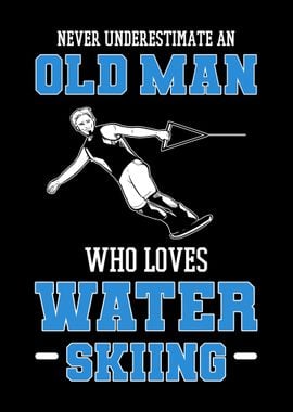 Funny Water Skiing Grandpa