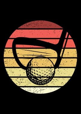 Golfing Retro Vintage