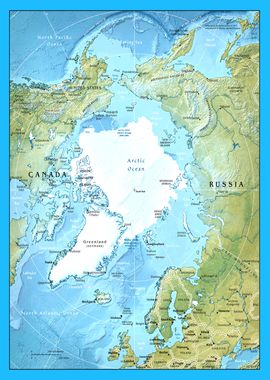 Arctic Region Map