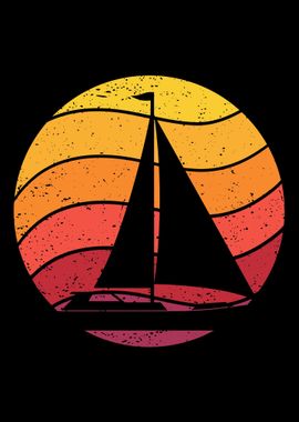 Sailing Retro Vintage