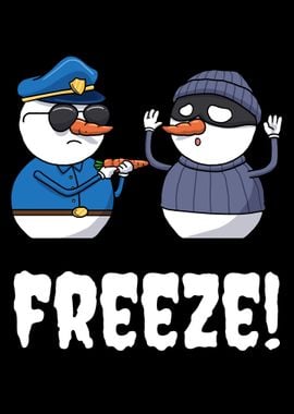 Police Snowman