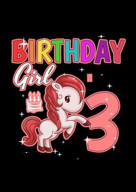 Birthday Girl 3 Horse