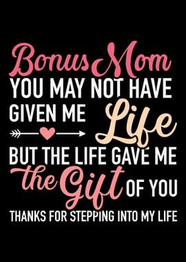 Bonus mom you may not give