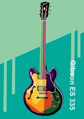 Series Guitar in pop art 2