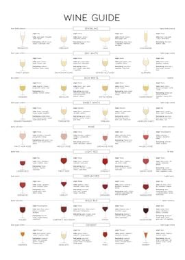 wine guide poster