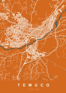 TEMUCO Map CHILE