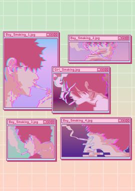 Vaporwave Aesthetic Anime