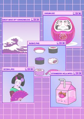 Vaporwave Aesthetic Japan