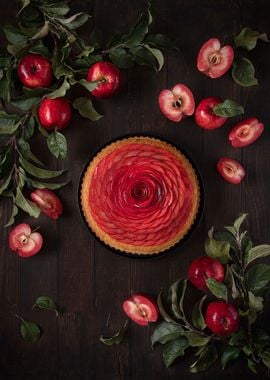 Redlove apples tart