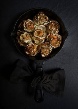 Zucchini roses