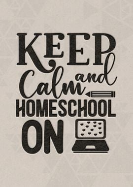 Keep and calm homeschool